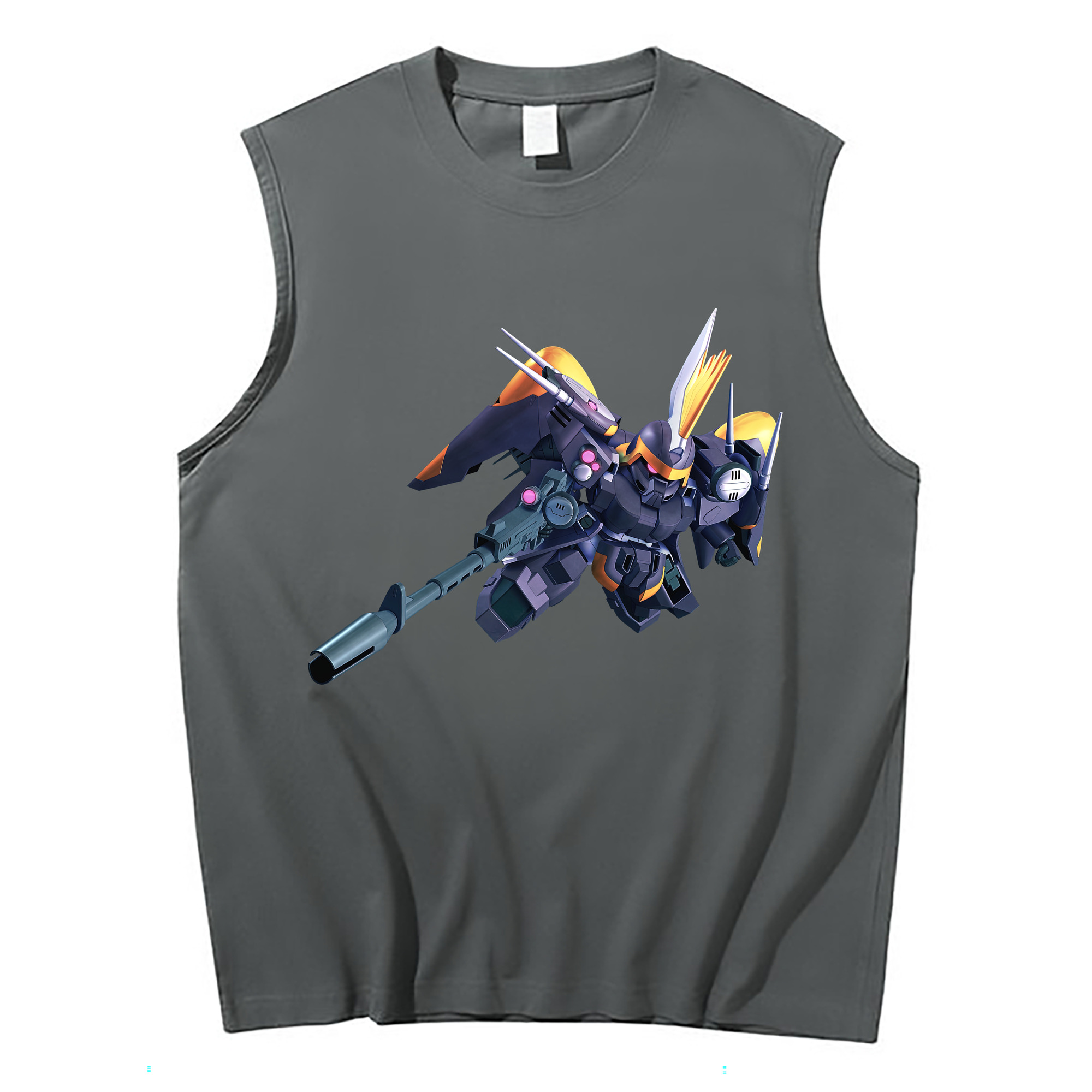 （画像用） 機動戦士ガンダム Mobile Suit Gundam コットン100％タンクトップ（フロントプリント）